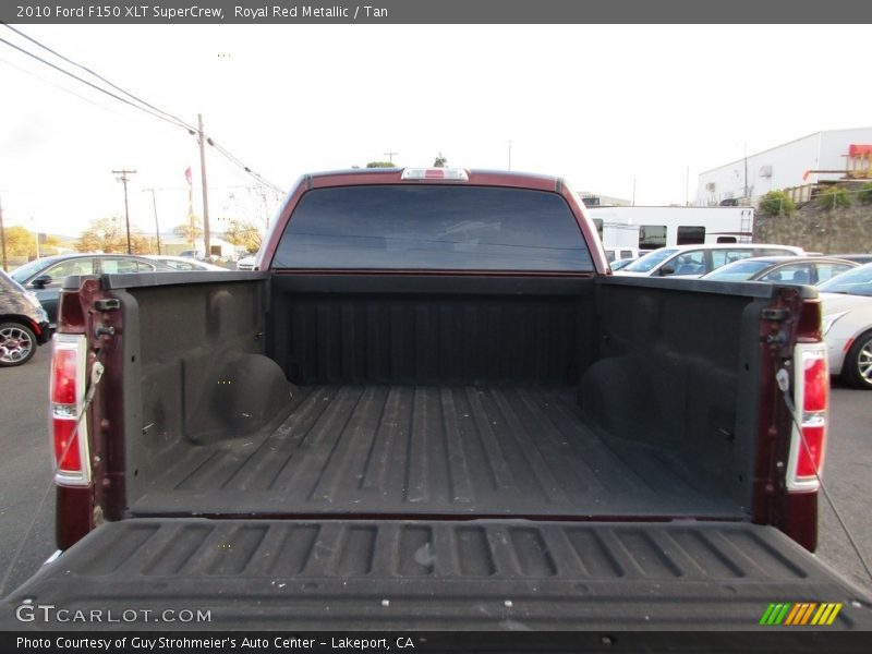 Royal Red Metallic / Tan 2010 Ford F150 XLT SuperCrew