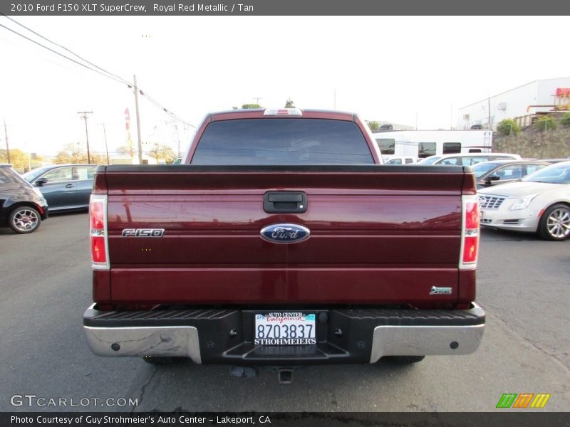 Royal Red Metallic / Tan 2010 Ford F150 XLT SuperCrew