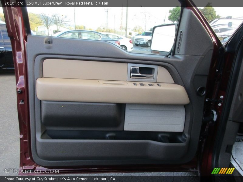 Royal Red Metallic / Tan 2010 Ford F150 XLT SuperCrew