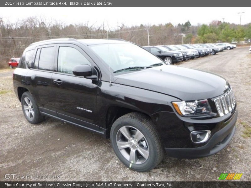 Black / Dark Slate Gray 2017 Jeep Compass Latitude 4x4