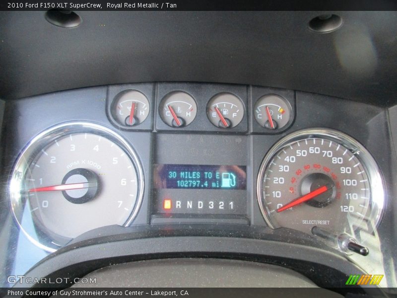 Royal Red Metallic / Tan 2010 Ford F150 XLT SuperCrew