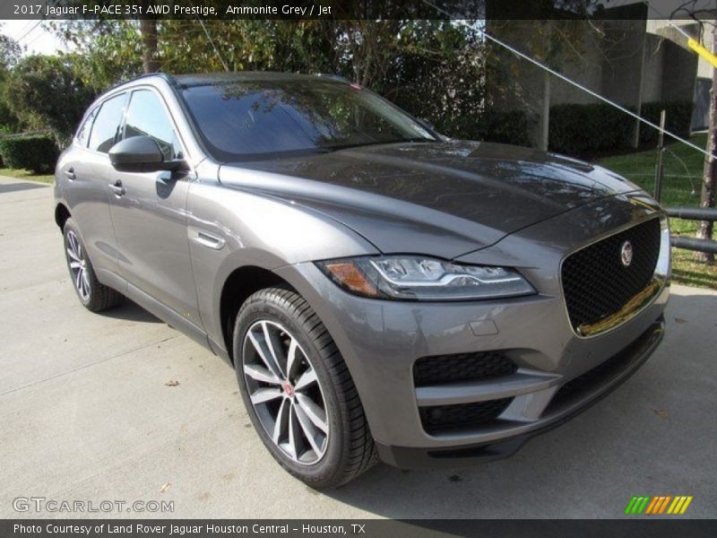 Ammonite Grey / Jet 2017 Jaguar F-PACE 35t AWD Prestige