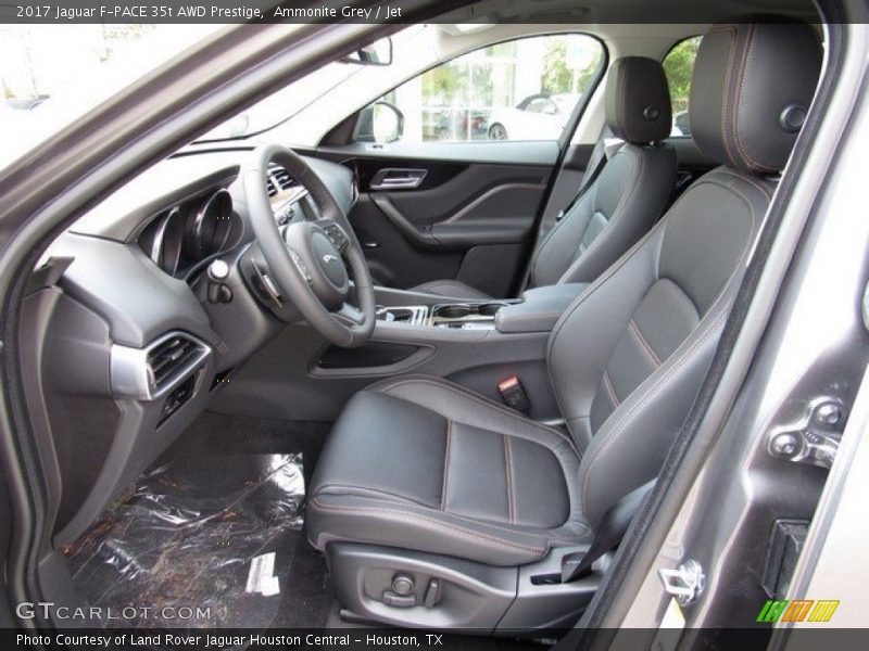 Ammonite Grey / Jet 2017 Jaguar F-PACE 35t AWD Prestige