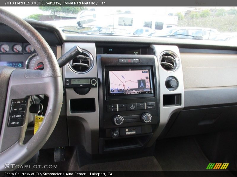 Royal Red Metallic / Tan 2010 Ford F150 XLT SuperCrew