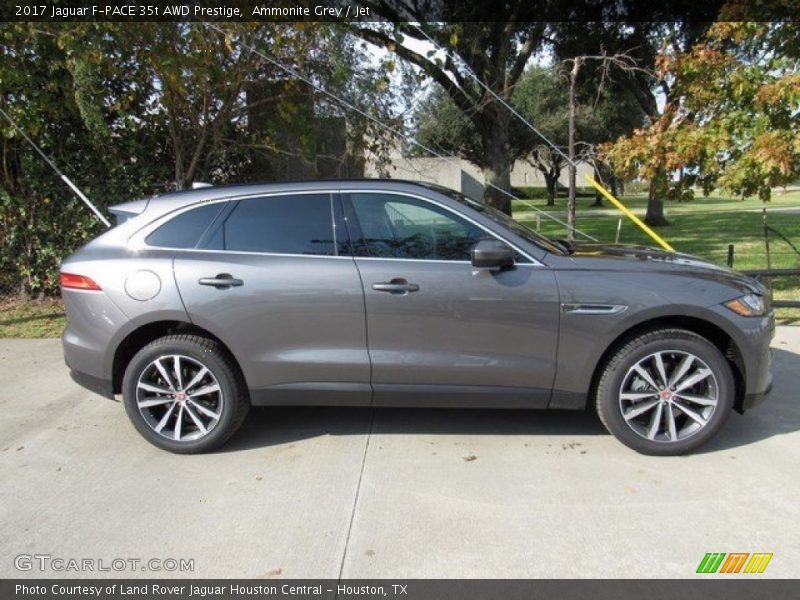 Ammonite Grey / Jet 2017 Jaguar F-PACE 35t AWD Prestige