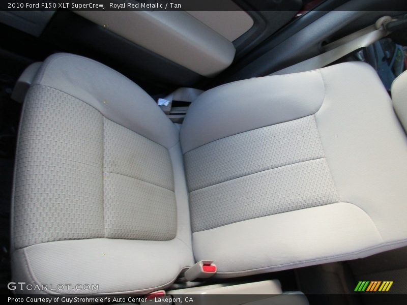 Royal Red Metallic / Tan 2010 Ford F150 XLT SuperCrew