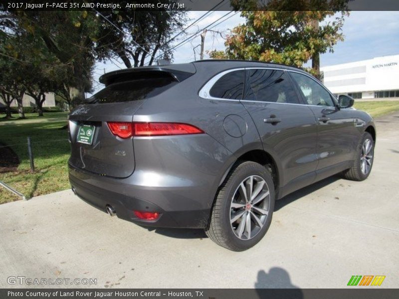 Ammonite Grey / Jet 2017 Jaguar F-PACE 35t AWD Prestige