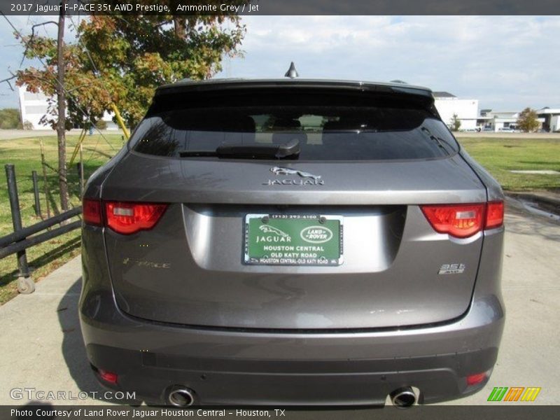 Ammonite Grey / Jet 2017 Jaguar F-PACE 35t AWD Prestige