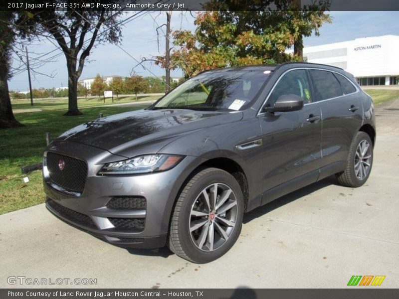 Ammonite Grey / Jet 2017 Jaguar F-PACE 35t AWD Prestige
