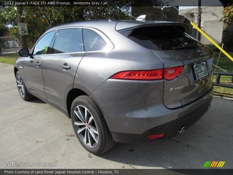 Ammonite Grey / Jet 2017 Jaguar F-PACE 35t AWD Prestige