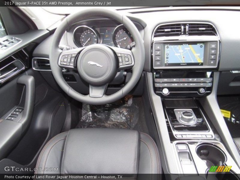 Ammonite Grey / Jet 2017 Jaguar F-PACE 35t AWD Prestige