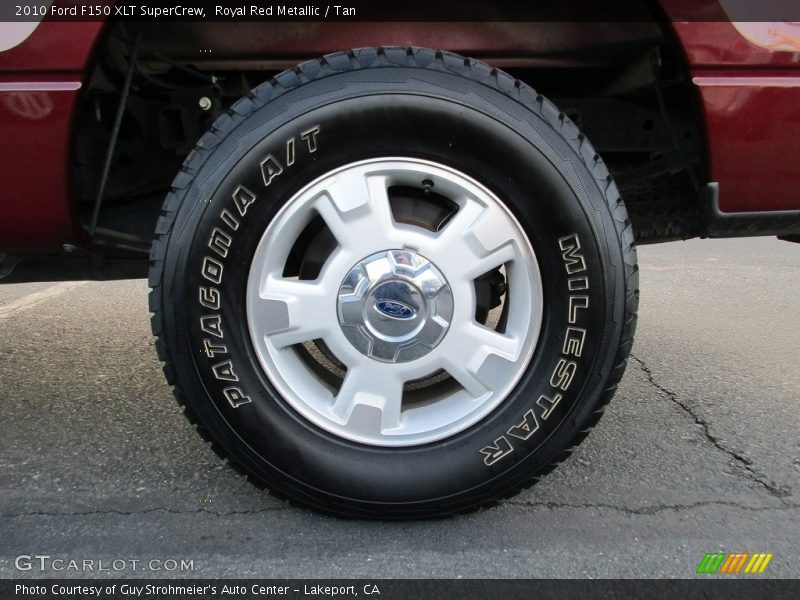 Royal Red Metallic / Tan 2010 Ford F150 XLT SuperCrew