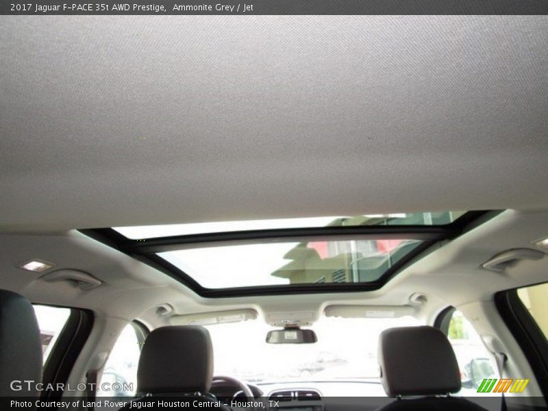 Ammonite Grey / Jet 2017 Jaguar F-PACE 35t AWD Prestige