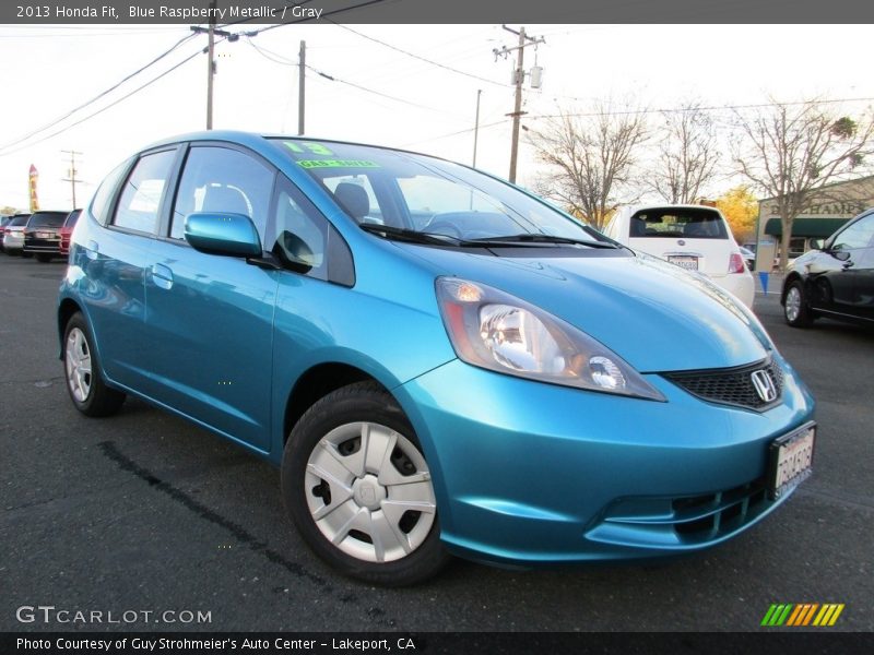 Blue Raspberry Metallic / Gray 2013 Honda Fit