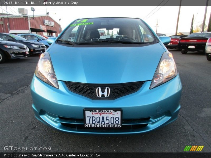 Blue Raspberry Metallic / Gray 2013 Honda Fit