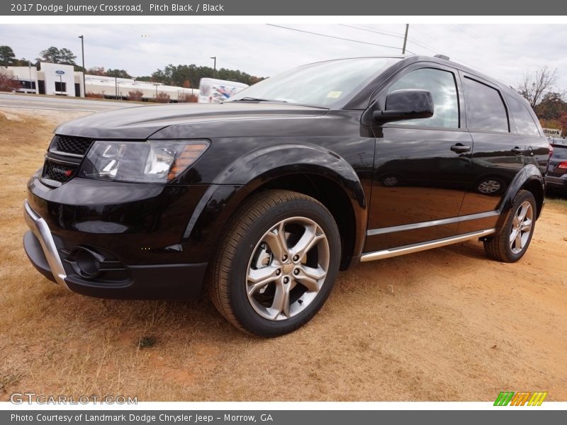 Front 3/4 View of 2017 Journey Crossroad