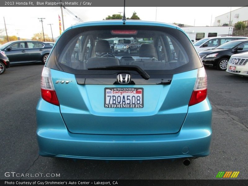 Blue Raspberry Metallic / Gray 2013 Honda Fit