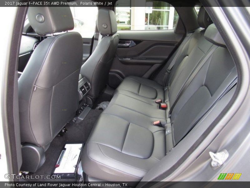 Polaris White / Jet 2017 Jaguar F-PACE 35t AWD Premium