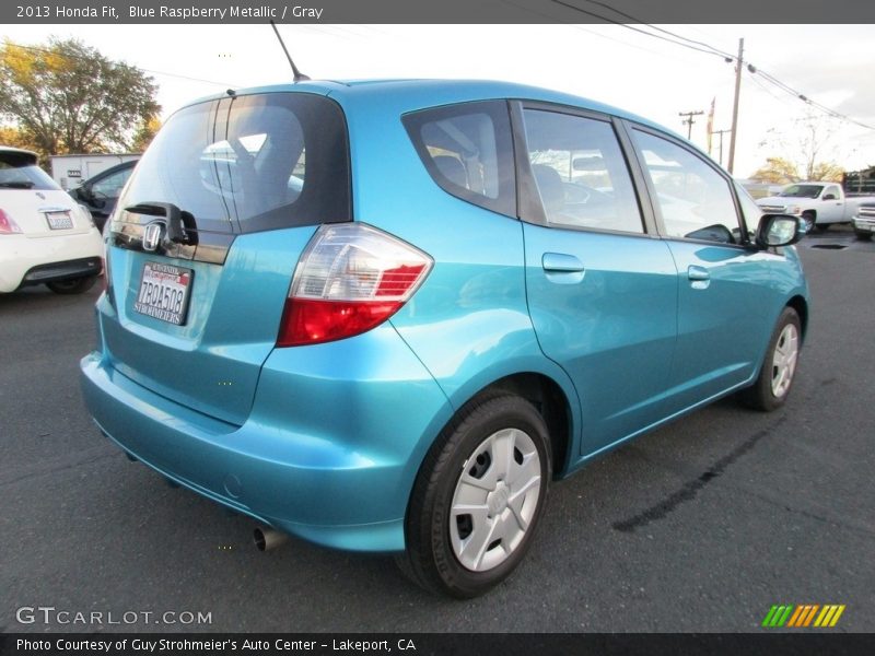 Blue Raspberry Metallic / Gray 2013 Honda Fit