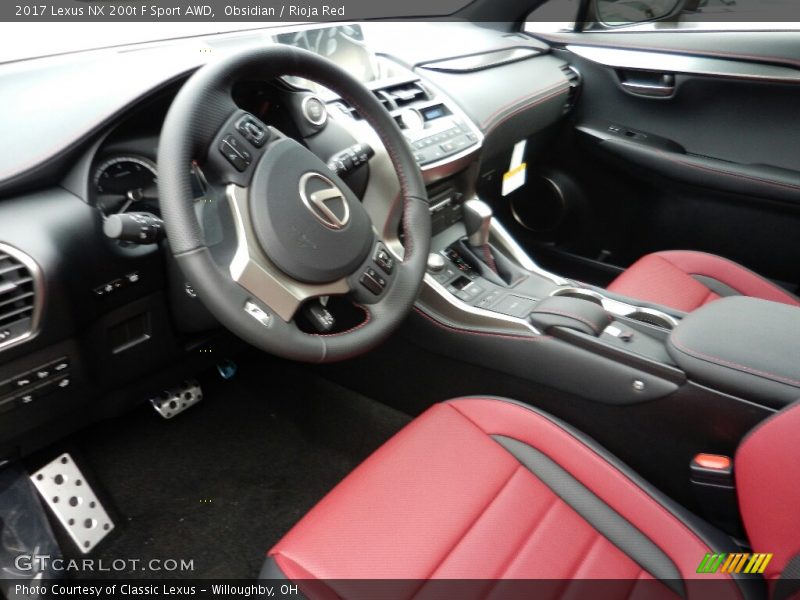  2017 NX 200t F Sport AWD Rioja Red Interior