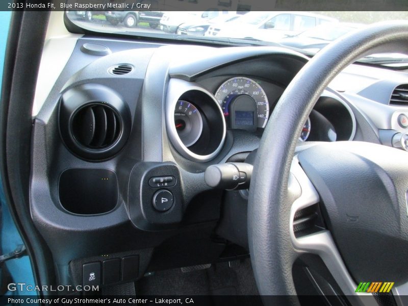Blue Raspberry Metallic / Gray 2013 Honda Fit