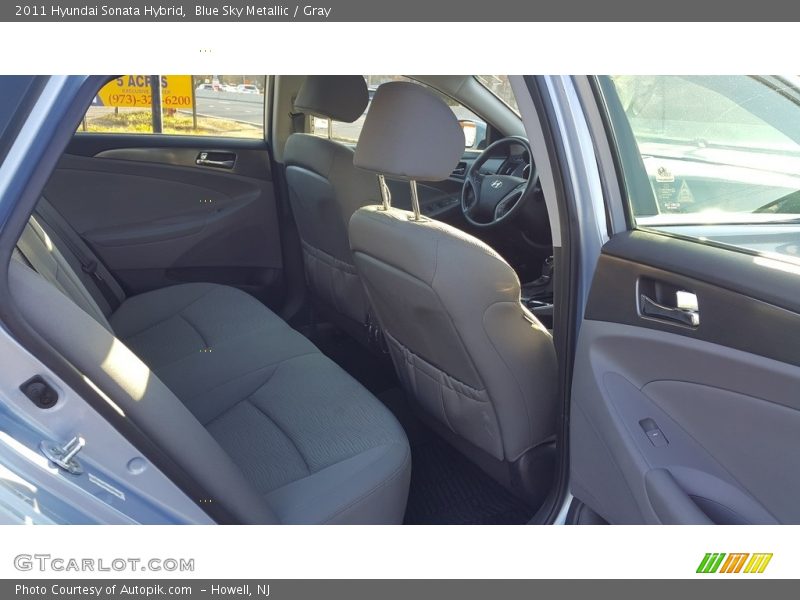 Blue Sky Metallic / Gray 2011 Hyundai Sonata Hybrid