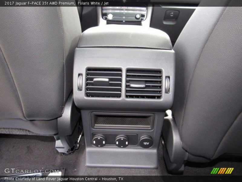 Polaris White / Jet 2017 Jaguar F-PACE 35t AWD Premium