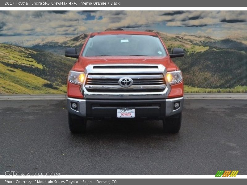 Inferno Orange / Black 2017 Toyota Tundra SR5 CrewMax 4x4