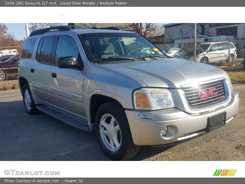 Liquid Silver Metallic / Medium Pewter 2004 GMC Envoy XL SLT 4x4