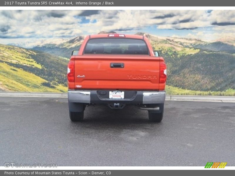 Inferno Orange / Black 2017 Toyota Tundra SR5 CrewMax 4x4