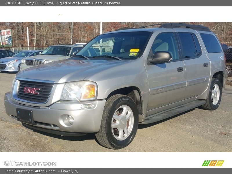 Liquid Silver Metallic / Medium Pewter 2004 GMC Envoy XL SLT 4x4