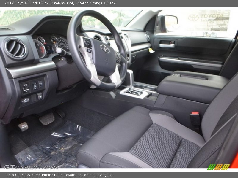 Inferno Orange / Black 2017 Toyota Tundra SR5 CrewMax 4x4