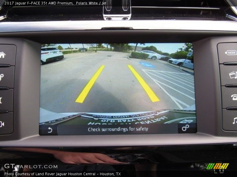 Polaris White / Jet 2017 Jaguar F-PACE 35t AWD Premium