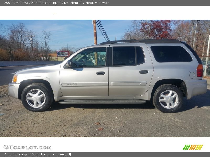 Liquid Silver Metallic / Medium Pewter 2004 GMC Envoy XL SLT 4x4