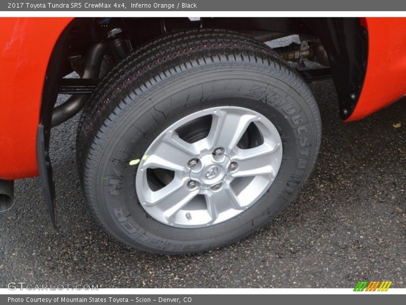 Inferno Orange / Black 2017 Toyota Tundra SR5 CrewMax 4x4
