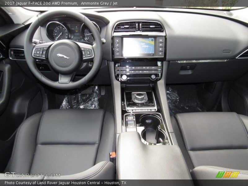 Ammonite Grey / Jet 2017 Jaguar F-PACE 20d AWD Premium