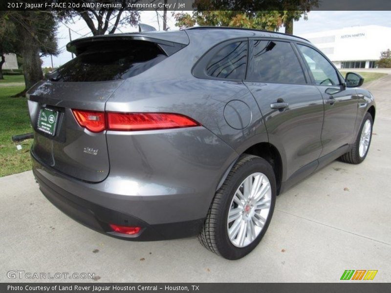 Ammonite Grey / Jet 2017 Jaguar F-PACE 20d AWD Premium