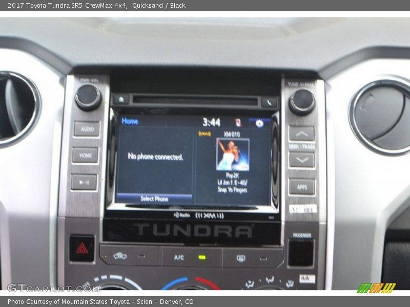 Quicksand / Black 2017 Toyota Tundra SR5 CrewMax 4x4