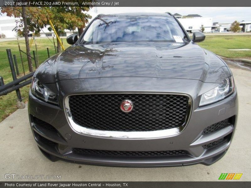 Ammonite Grey / Jet 2017 Jaguar F-PACE 20d AWD Premium