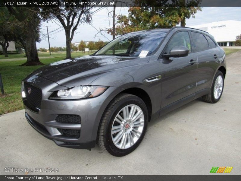 Ammonite Grey / Jet 2017 Jaguar F-PACE 20d AWD Premium