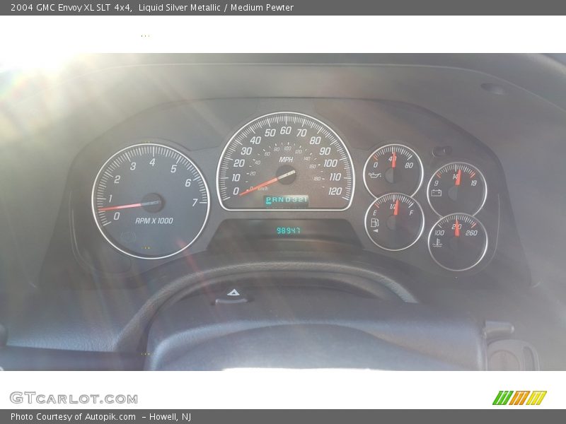 Liquid Silver Metallic / Medium Pewter 2004 GMC Envoy XL SLT 4x4