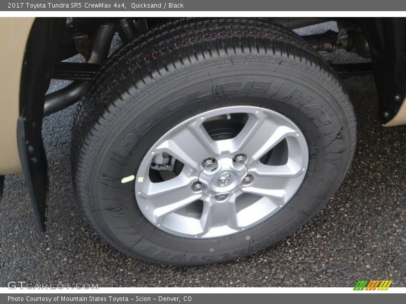 Quicksand / Black 2017 Toyota Tundra SR5 CrewMax 4x4