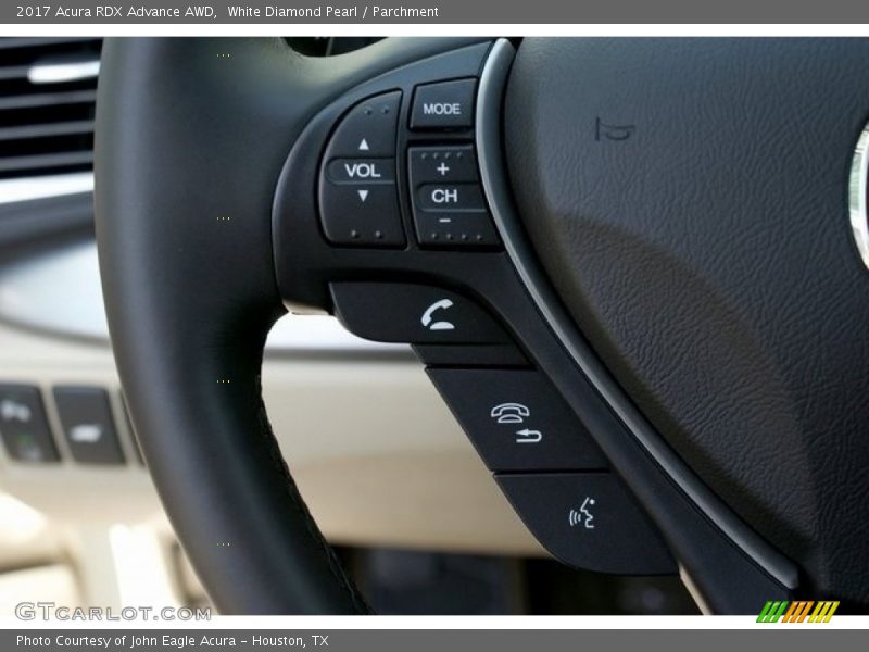 Controls of 2017 RDX Advance AWD