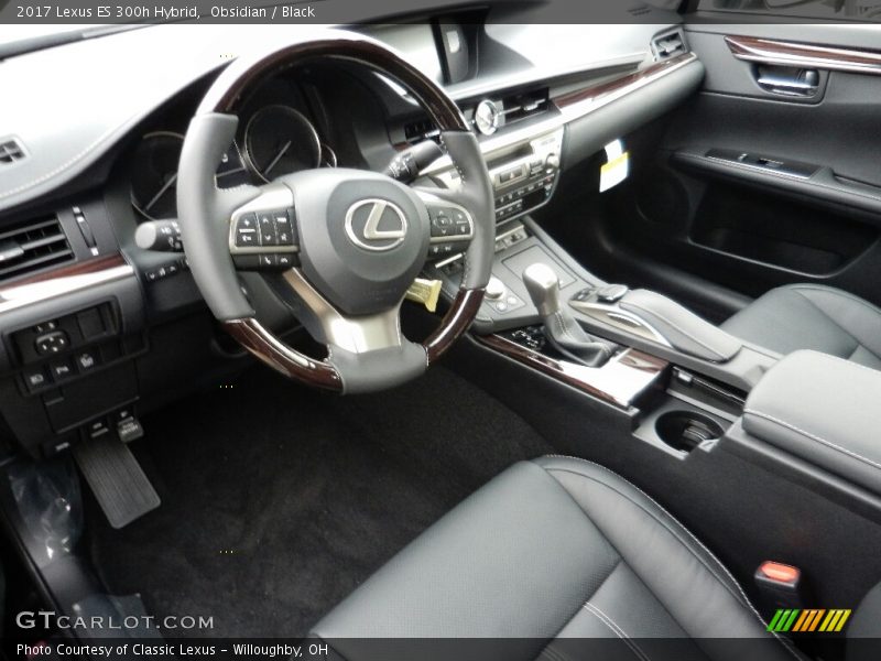  2017 ES 300h Hybrid Black Interior