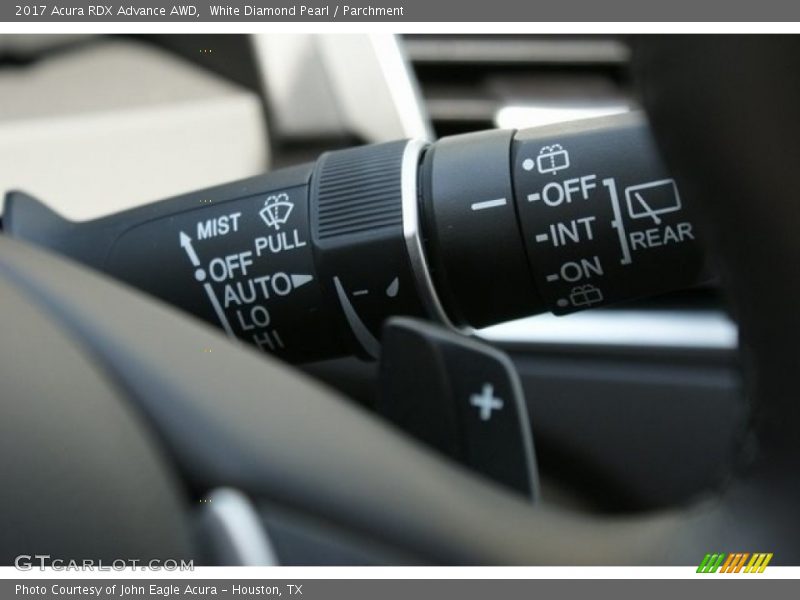 Controls of 2017 RDX Advance AWD