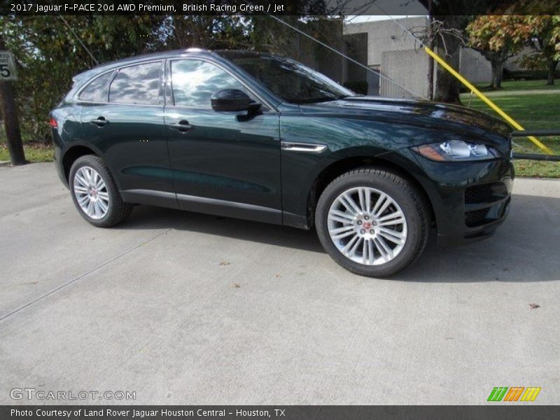 British Racing Green / Jet 2017 Jaguar F-PACE 20d AWD Premium