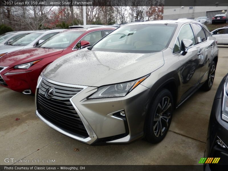 Atomic Silver / Parchment 2017 Lexus RX 350 AWD