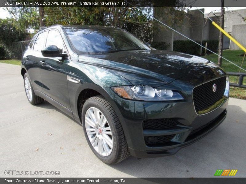 British Racing Green / Jet 2017 Jaguar F-PACE 20d AWD Premium