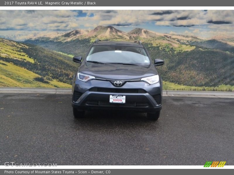 Magnetic Gray Metallic / Black 2017 Toyota RAV4 LE