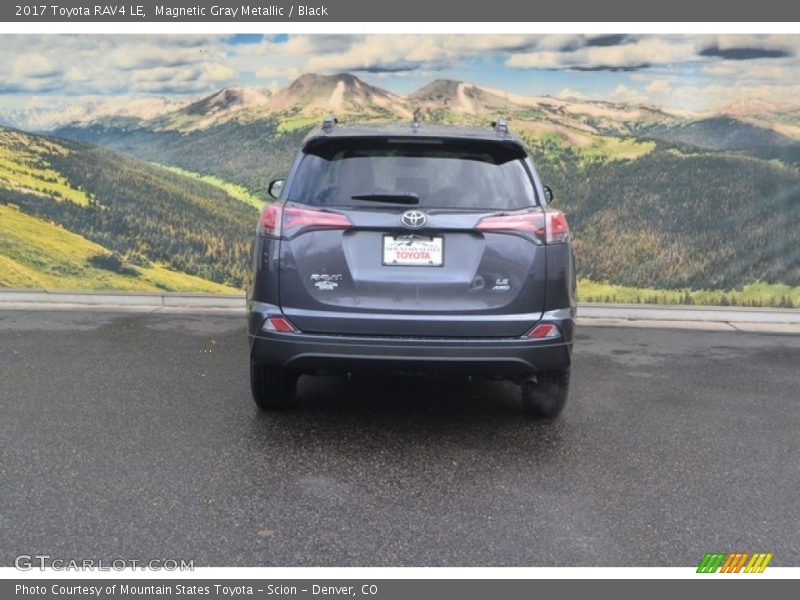Magnetic Gray Metallic / Black 2017 Toyota RAV4 LE